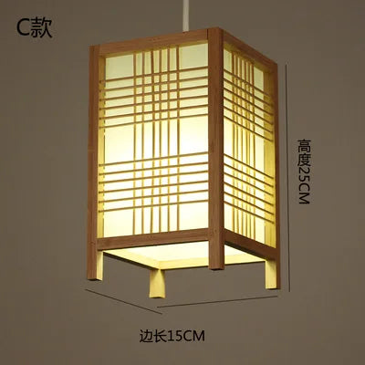 lustre en bambou style zen pour ambiance relaxante
