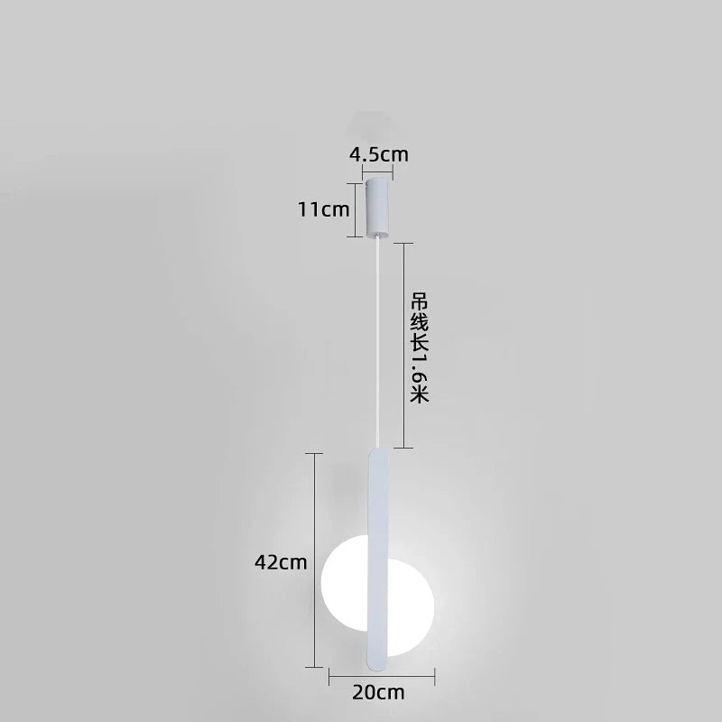 suspension moderne à led pour décoration intérieure élégante