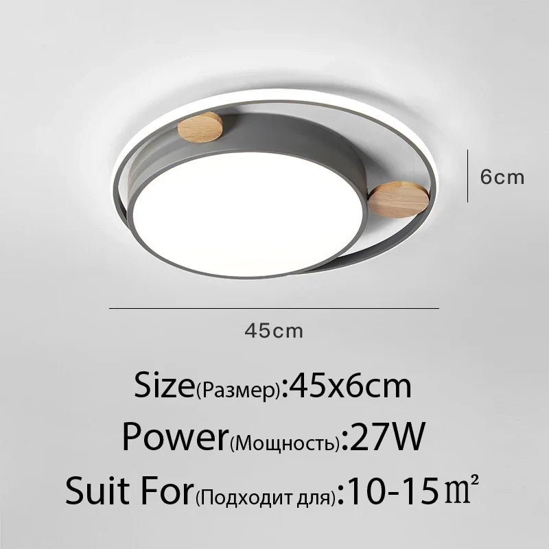 plafonnier led rond pour intérieur décoratif moderne et élégant