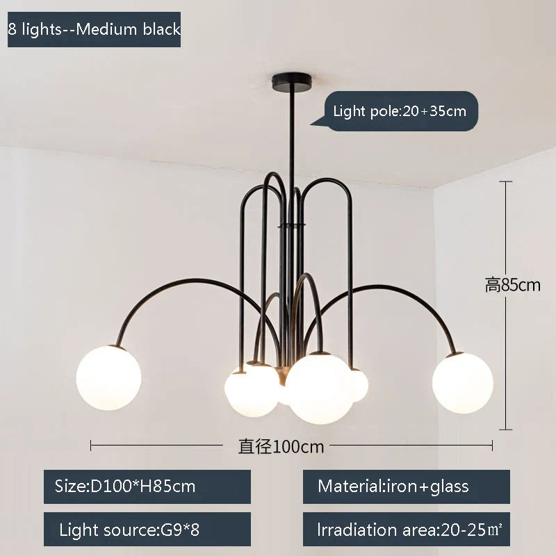 suspension moderne design postmoderne pour intérieur élégant