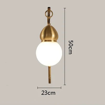 applique murale gourde style chinois pour décoration intérieure