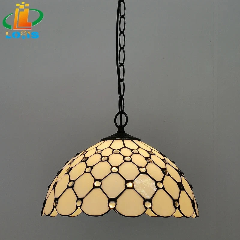 lustre tiffany européen pour restaurant café ou bar