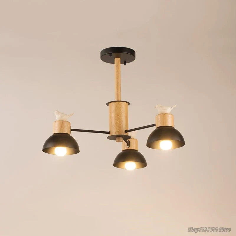lustre nordique oiseau led simple moderne mini décor éclairage