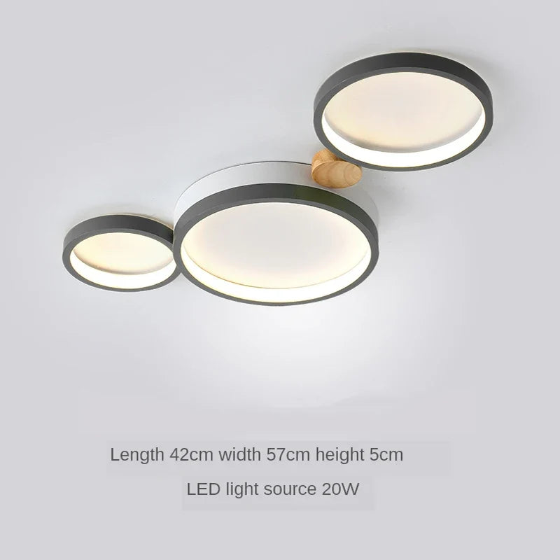 lustre nordique led pour salon café balcon vestiaire