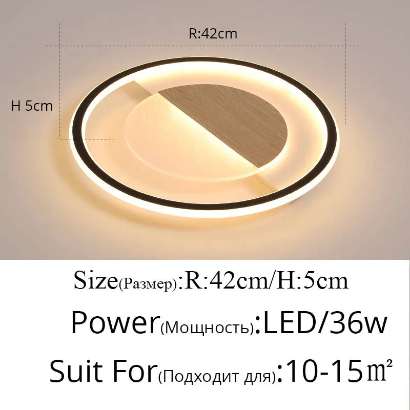 plafonnier led moderne pour décoration intérieure élégante et lumineuse
