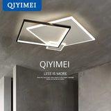 lustre moderne en fer forgé acrylique avec led intégrées