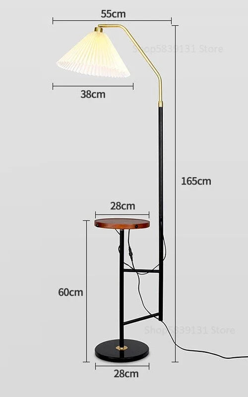lampadaire contemporain luxe fer art pour table à thé nordique