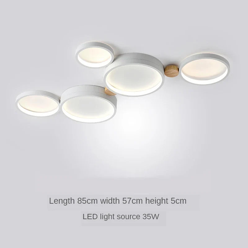 lustre nordique led pour salon café balcon vestiaire