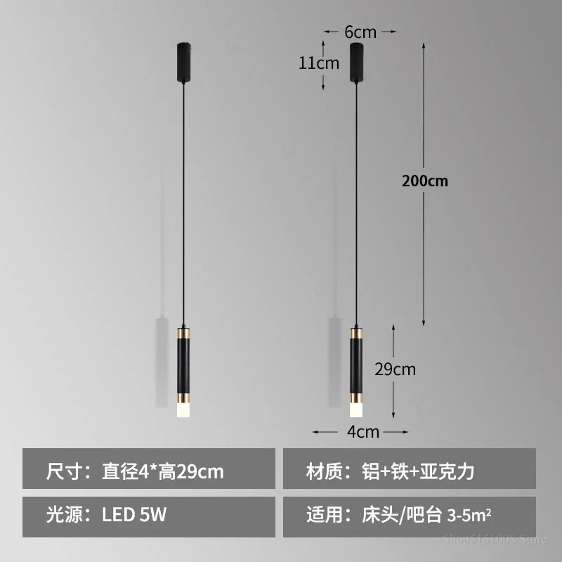 suspension LED moderne pour bar et restaurant