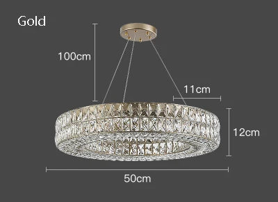 suspension en cristal design postmoderne pour intérieur élégant