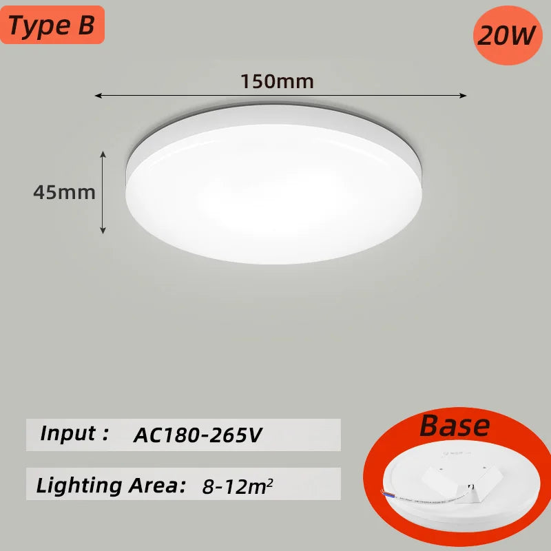 plafonnier led moderne carré pour intérieur design élégant