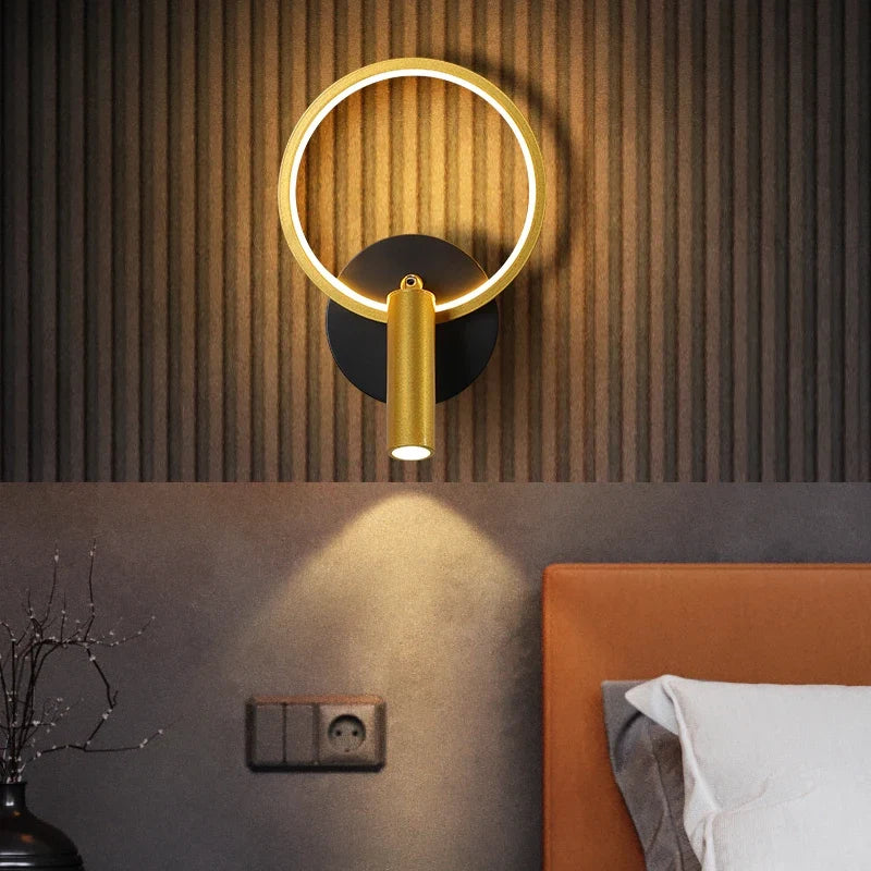 applique murale de luxe ronde moderne minimaliste pour maison