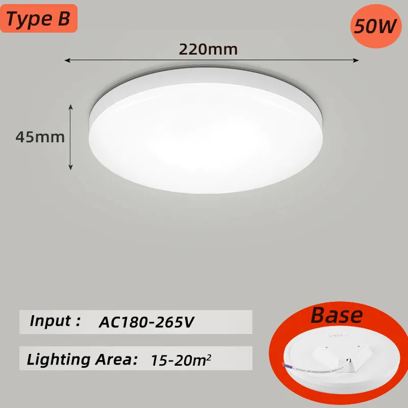 plafonnier led moderne carré pour intérieur design élégant