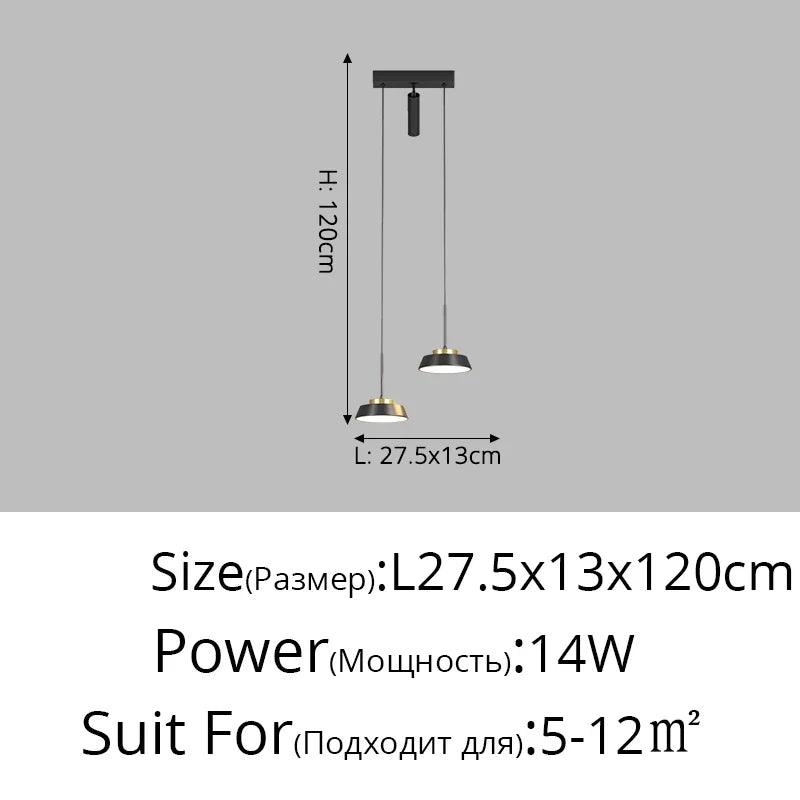 suspension de chevet luxe minimaliste petit lustre moderne