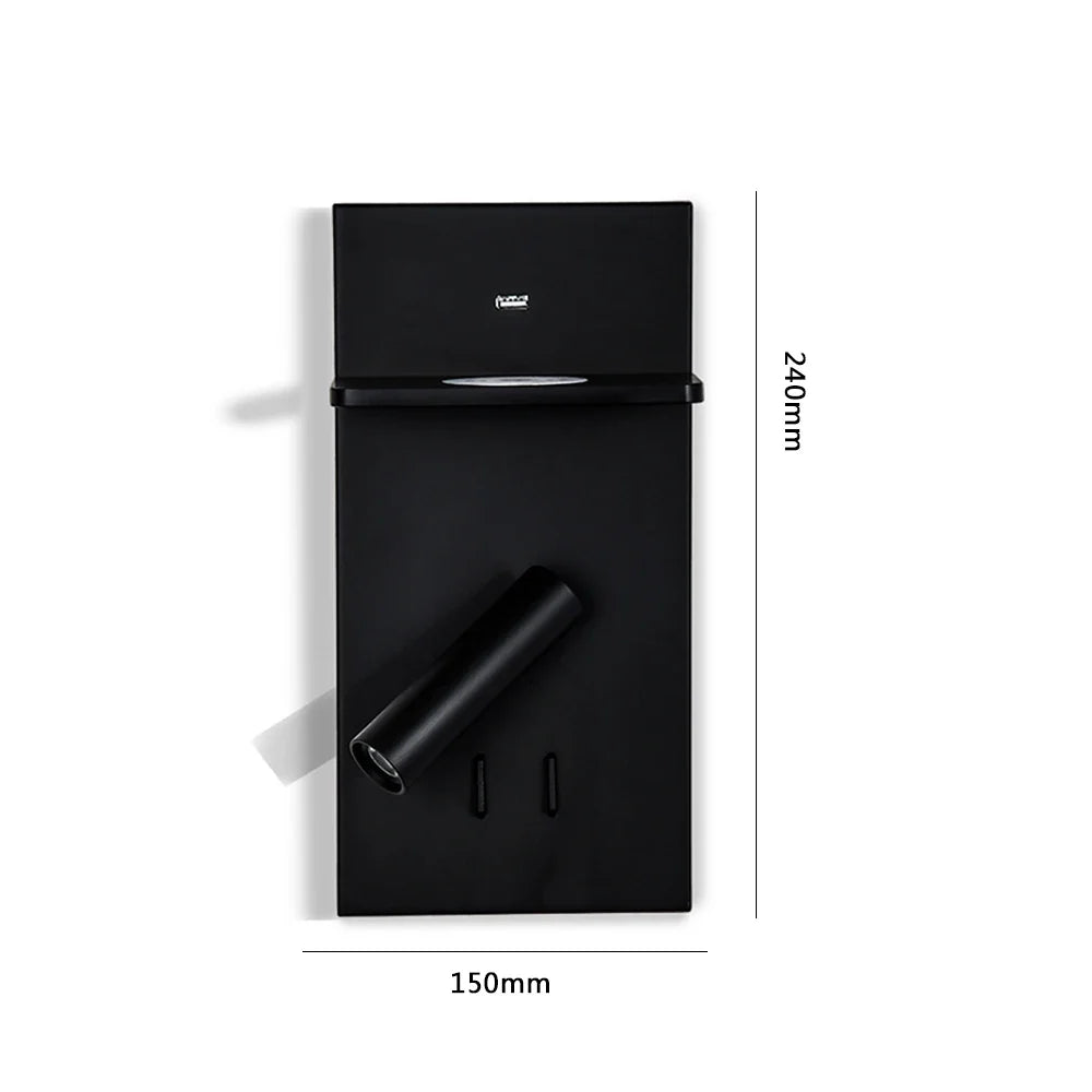 lampe de lecture led sandiy avec chargeur usb et sans fil