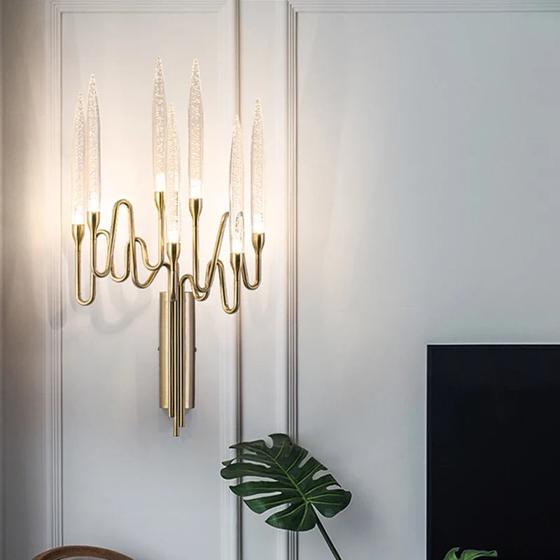 applique murale de luxe led g4 pour hôtel wf-w32-7d