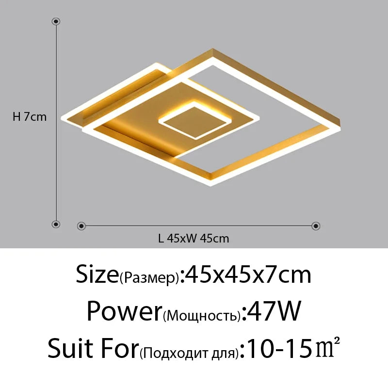 plafonnier led ultra fin pour décoration intérieure élégante