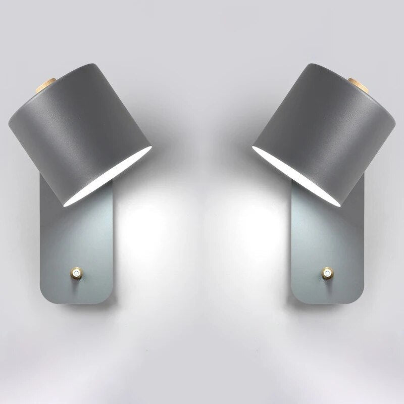 applique murale led intérieur escalier moderne décor salon interrupteur