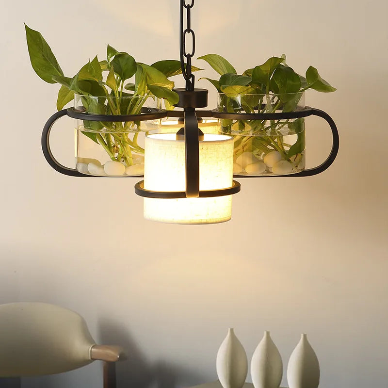 suspension industrielle simple art fer moderne chinoise