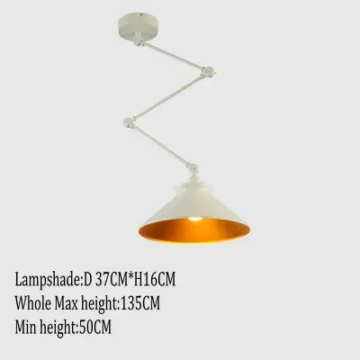 suspension nordique pliable en aluminium avec bras long led