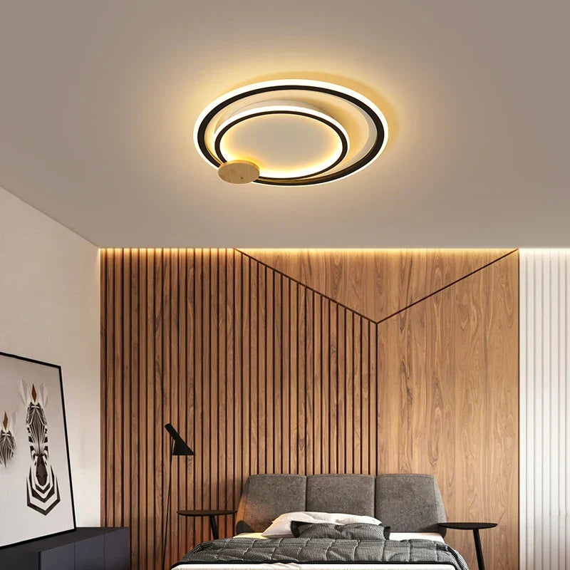 plafonnier led moderne en aluminium design pour intérieur élégant