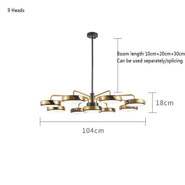 suspension style nordique luminaire décoratif d'intérieur idéal loft