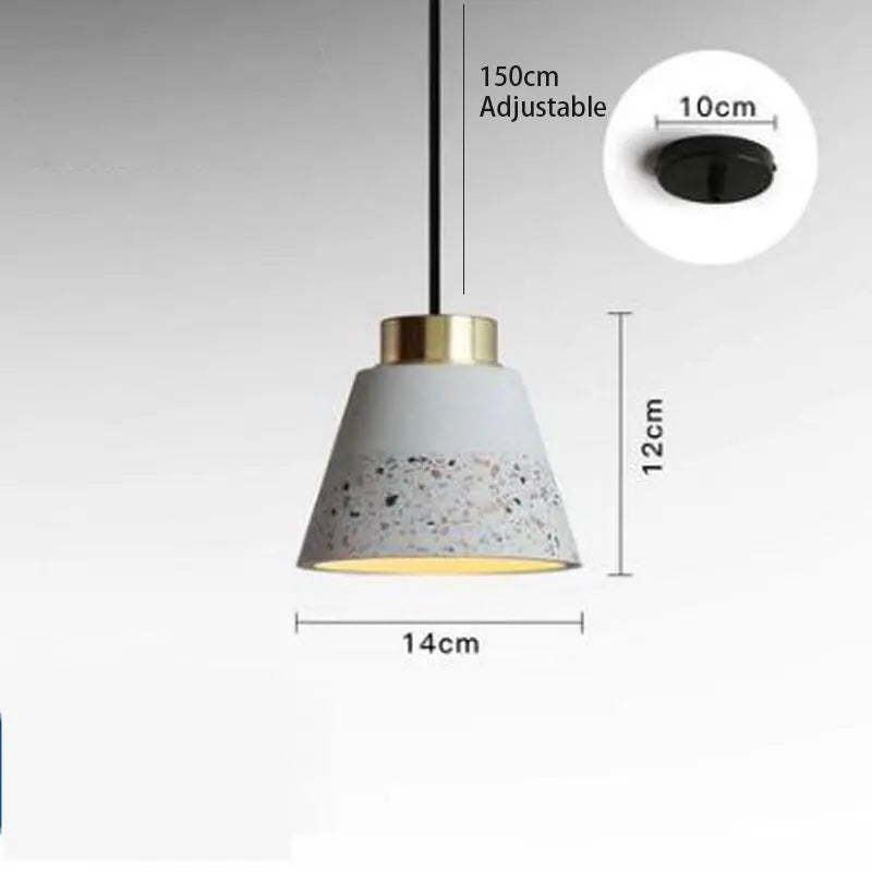 suspension vintage en ciment pour bar et café