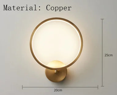applique murale led moderne lumineuse pour décoration intérieure
