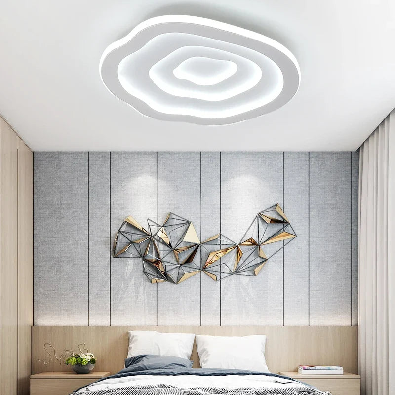 plafonnier led nuage nordique simple créatif romantique chaleureux