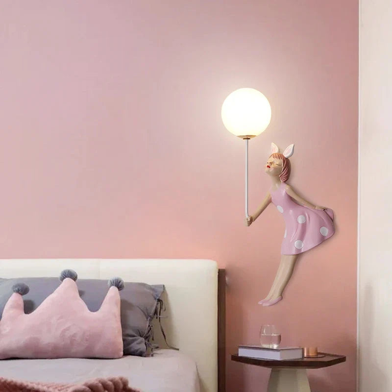 applique murale ballon pour chambre d'enfant créative et moderne
