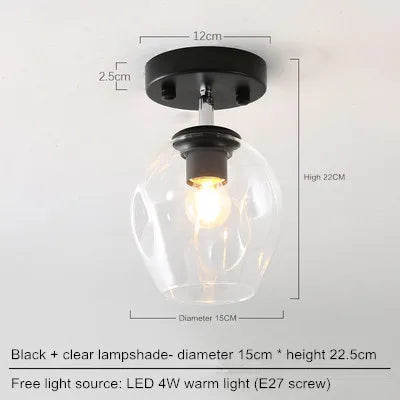Nordic simple porch hall lamp entering the house, sun table lamp, modern simple corridor lamp, sky lantern, small ceiling lamp
