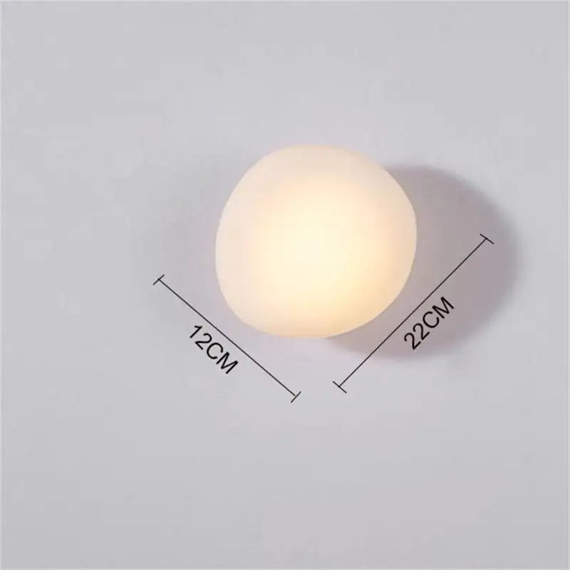 applique murale led galets verre moderne déco intérieur hotel couloir plafonnier éclairage
