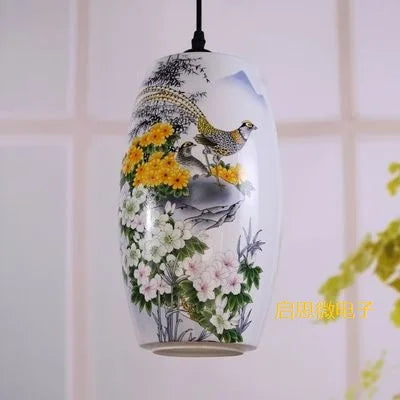 Suspension chinoise en céramique