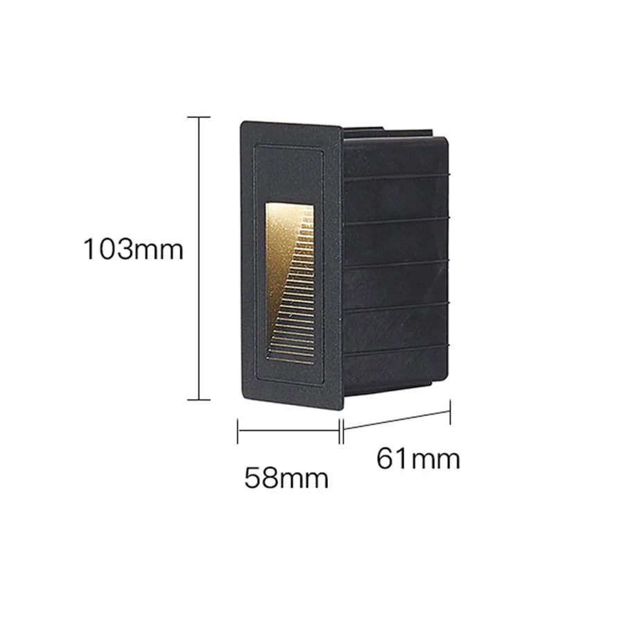 applique murale led étanche pour jardin et escaliers