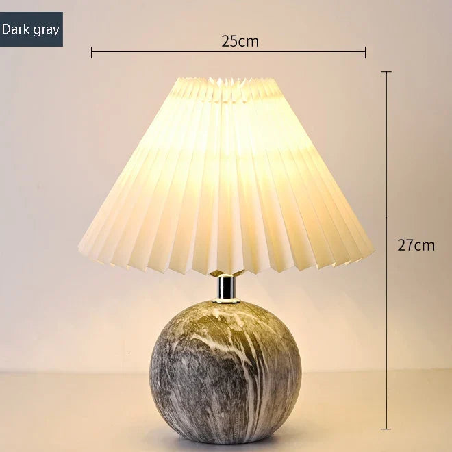 lampe de chevet moderne en céramique pour bureau et veilleuse créative