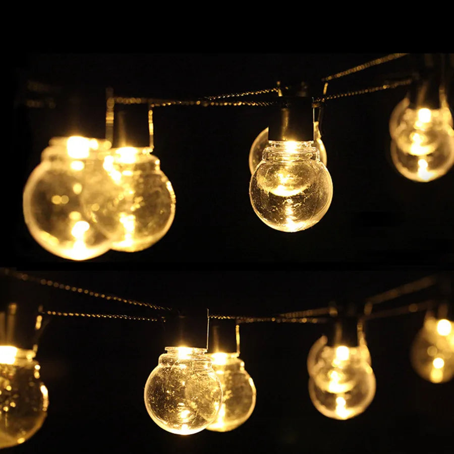 guirlande lumineuse led pour décoration extérieure festive