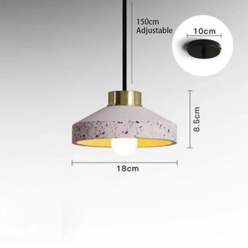 suspension vintage en ciment pour bar et café