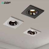 Spot encastré à angle réglable pour éclairage intérieur