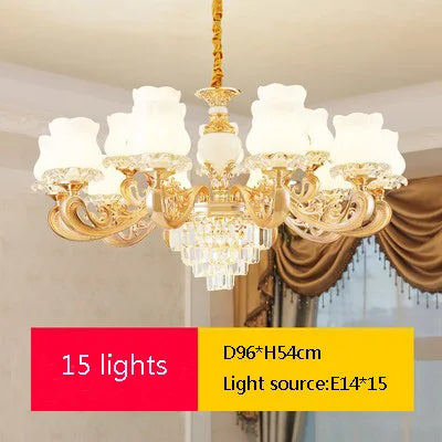 lustre moderne en cristal pour un éclairage élégant et raffiné
