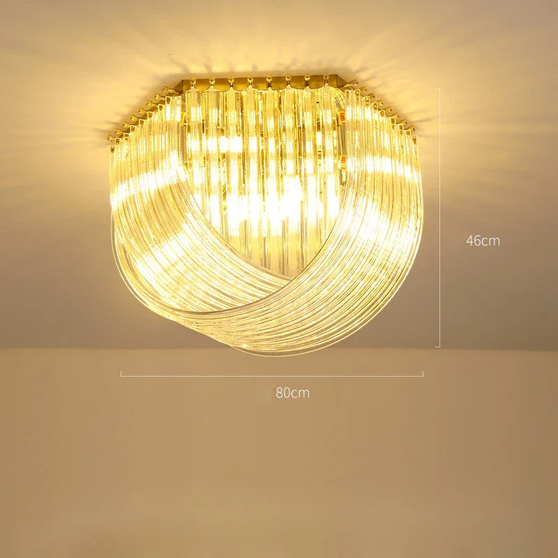 lustre suspendu design en chrome et argent pour éclairage moderne