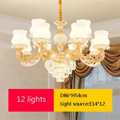 lustre moderne en cristal pour un éclairage élégant et raffiné