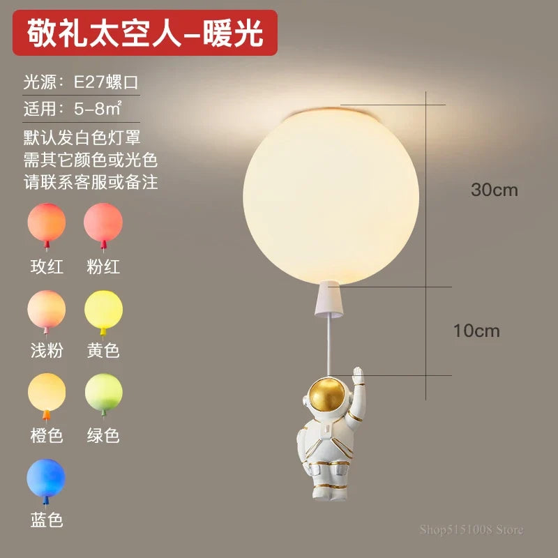 suspension nordique décorative pour chambre d'enfant design ludique