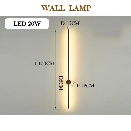 applique murale led moderne design nordique pour intérieur élégant