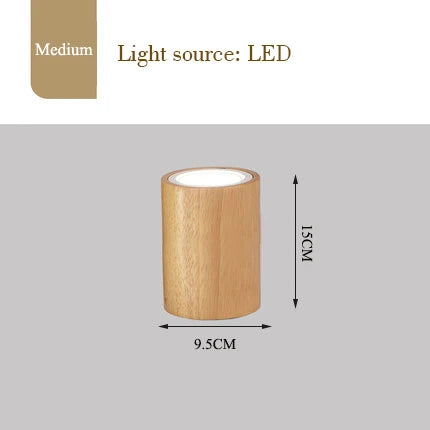 plafonnier moderne à leds design bois rond carré décoration intérieure