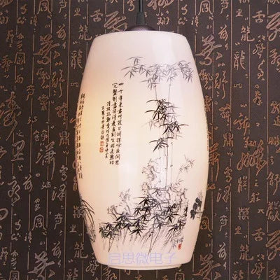 Suspension chinoise en céramique