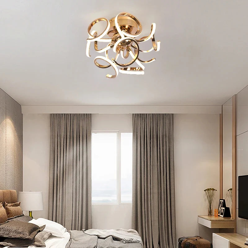plafonnier led moderne globe design éclairage intérieur décoratif