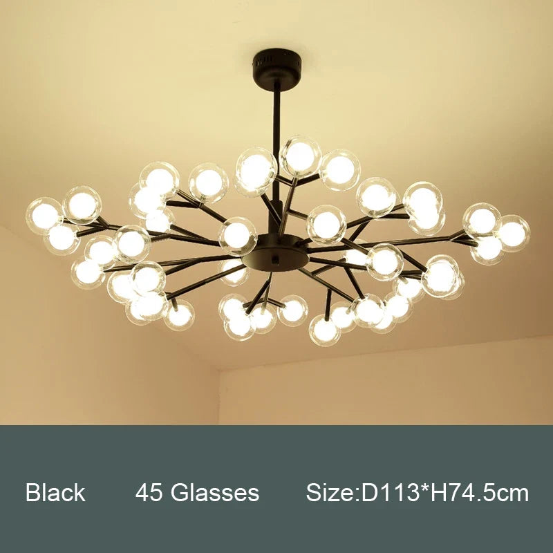 lustre moléculaire nordique design pour intérieur élégant