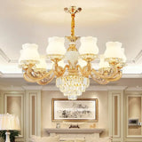 lustre moderne en cristal pour un éclairage élégant et raffiné
