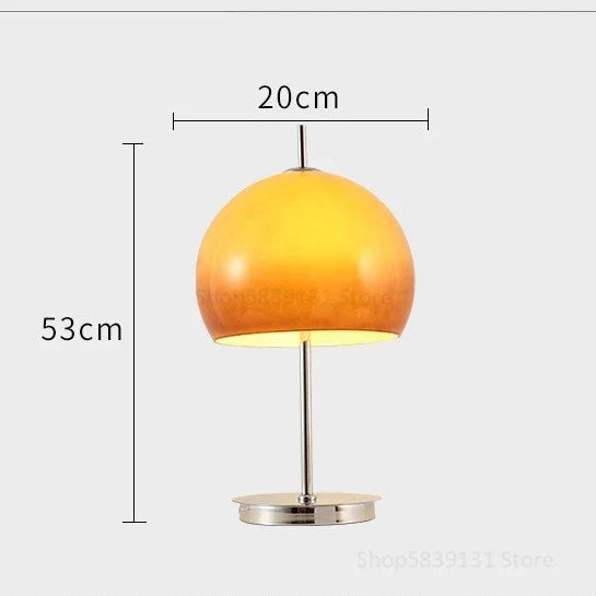 lampadaire nordique rétro contemporain avec abat-jour champignon