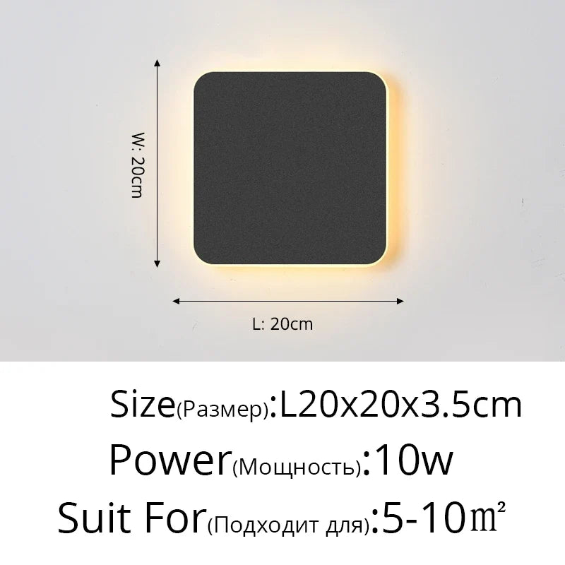 applique murale led tactile pour chambre et escalier